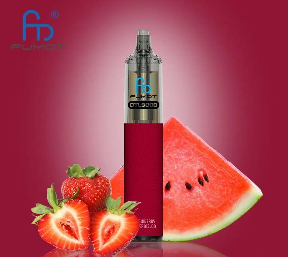 Koe Fumot DTL 9000 Puffs Kertakäyttöinen Vape - Mansikka Vesimeloni: Kesän Maku Taskussasi