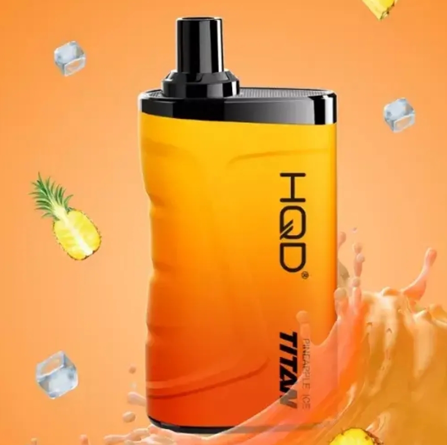HQD TITAN 7000 Puffs Vape - Ananas Jäätä: Raikas ja Tehokas Valinta Suomen Vaperille 2025