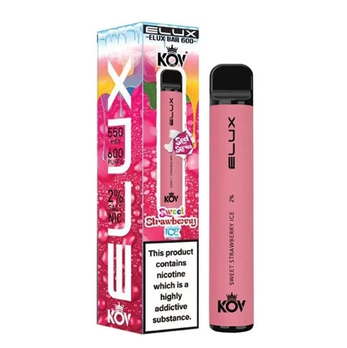 Elux Bar 600 Sweet Series Vape - Makea Mansikkajää: Makea Vallankumous Suomen Vape-Markkinoilla