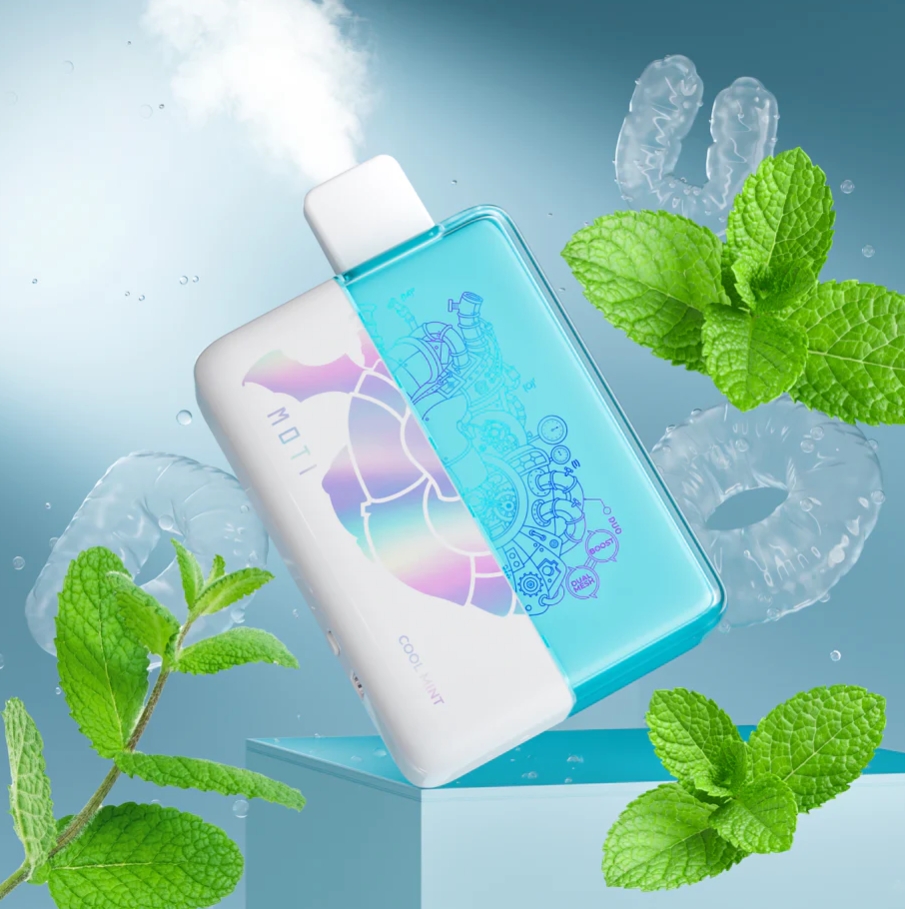 Tutustu MOTI Duo 9000 Puffs Vape - viileä minttu: Raikas vallankumous höyryttelyssä