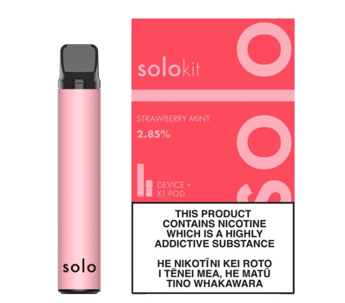 Solo Pod Kit Vape - mansikka minttu: Raikas ja Tyylikäs Valinta Suomen Vaping-Yhteisölle Vuonna 2025