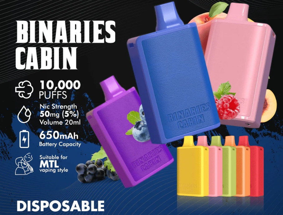 HorizonTech Binaries Cabin 10000 Vape - sininen vadelma: Täydellinen valinta suomalaisille vappereille