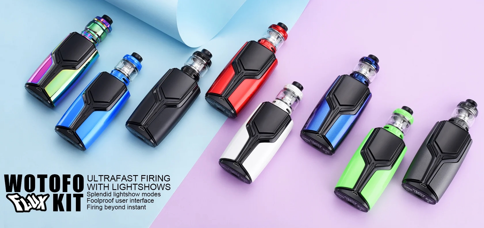 Wotofo Rig Mod Flux Kit Vape - SS: Tyylikäs ja Tehokas Valinta Suomen Vapaajille