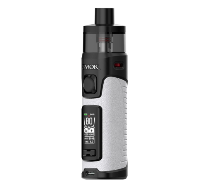 SMOK RPM 5 Pro Pod Kit Vape - Beige Valkoinen Nahka: Eleganssia, Tehokkuutta & Suomen Sydämessä