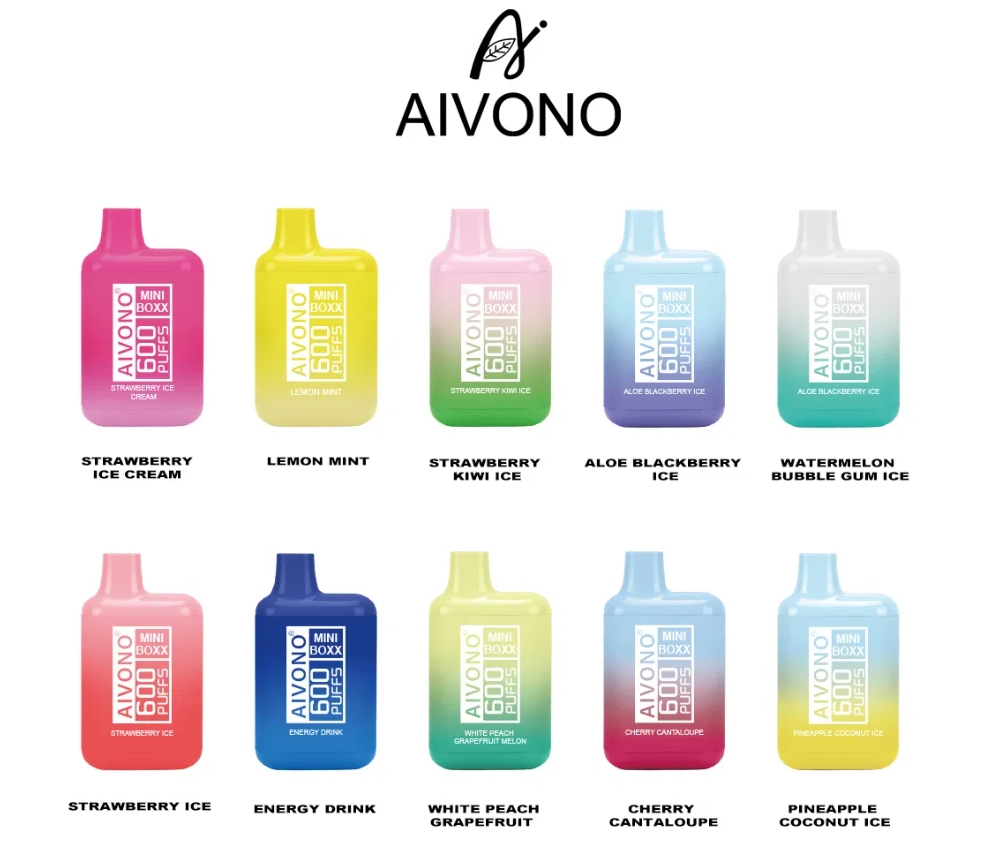 Aivono AIM MINI BOXX 600 Puffs Vape - aloe karhunvatukkajää: Pieni koko, suuri makumaailma