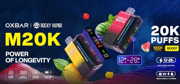 OXVA OXBAR M20K Vape - banaani karhunvatukka meloni: makujen vallankumous suoraan taskusta