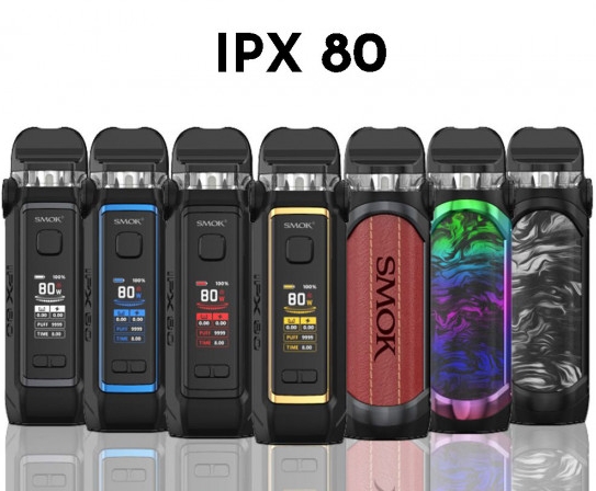SMOK IPX80 Pod Vape – nesteen musta harmaa: Tehoa, tyyliä ja teknologista tarkkuutta
