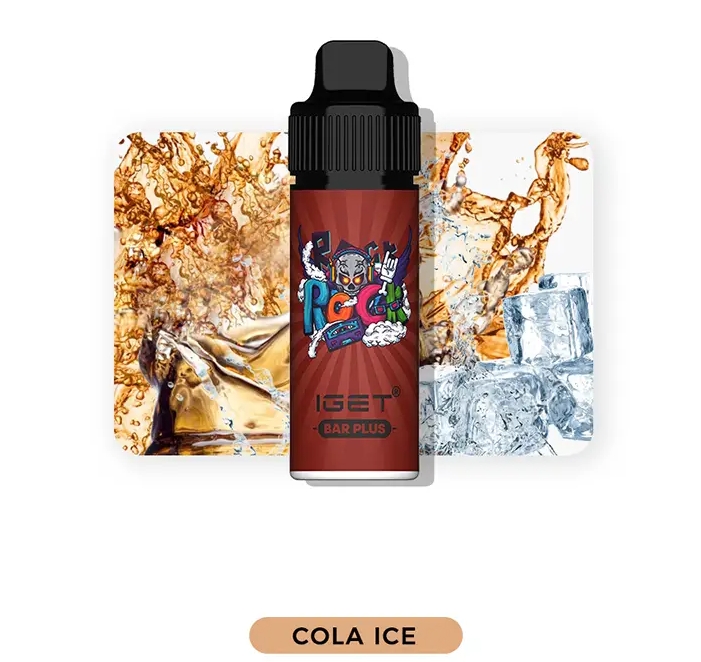 IGET Bar Plus 6000 Puffs Vape - Kolajäätelö: Värikäs ja Maukas Vallankumous Suomen Vaping-Maisemassa