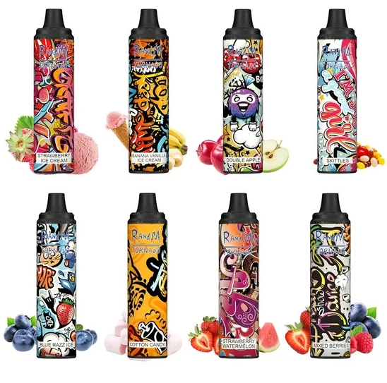 RandM Tornado 6000 Puffs Vape - Punainen Omena Sitruuna: Raikas ja Kiehtova Makuelämys Suomen Vape-Markkinoilla 2025