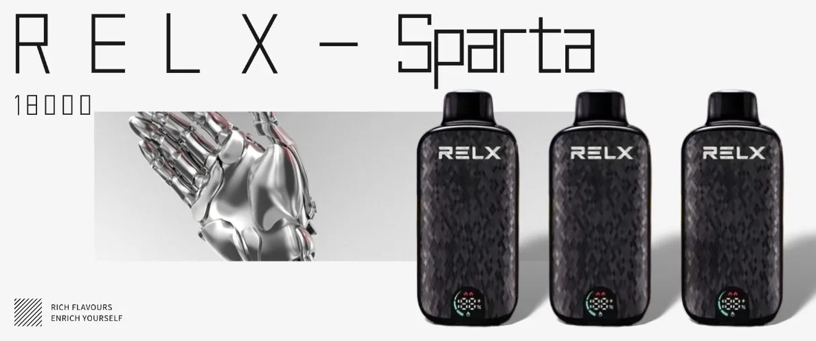 RELX Sparta 18000 Puffs – ananas: Täydellinen yhdistelmä trooppista makua ja huipputeknologiaa