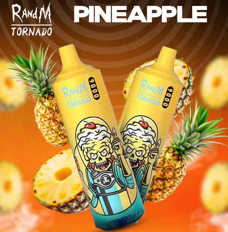 Fumot RandM Tornado 9000 Puffs Vape - ananas: Täydellinen Valinta Makua Rakastaville Vapaajille